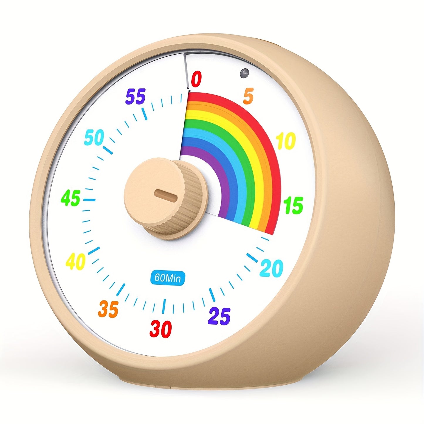 Visual Countdown Timer, 60-Minute Timer Suitable for Classrooms, Offices, Kitchens, And Desktops, Featuring Silent Operation for Effective Time Management
