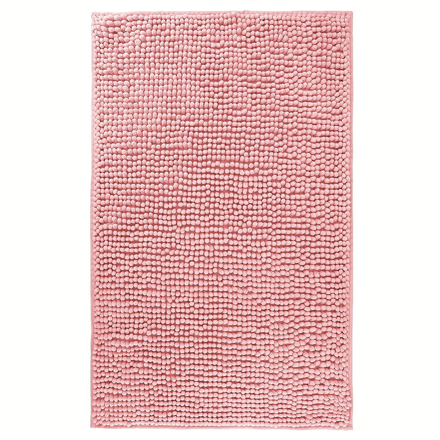 Chenille Bathroom Rug Extra Soft Absorbent Bath Mats for Bathroom Floor, Water Absorbent, Machine Washable
