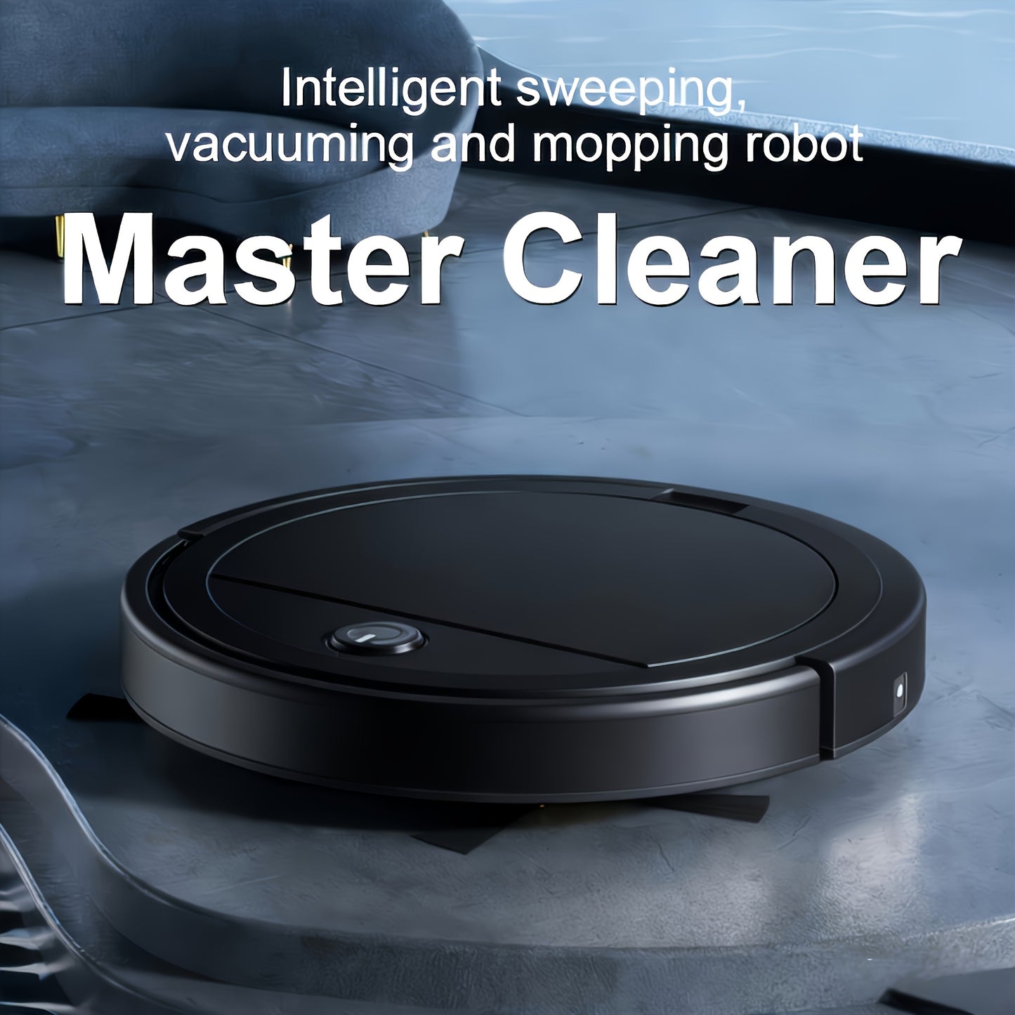 Multifunctional Robot Vacuum Cleaner, Ideal for Floor Cleaning, Pet Hair Removal, And Paper Debris, with 2000Pa Strong Suction And 150 Minutes of Life for