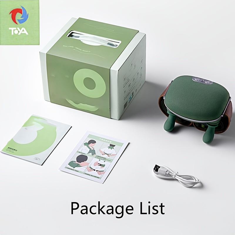 [Portable Massager] 1pc Electric Massager for Portable with Powerful Brushless Motor/- Acupressure & Kneading Device with Nodes for Neck, Back, Shoulder - Therapeutic Massager For, /Office
