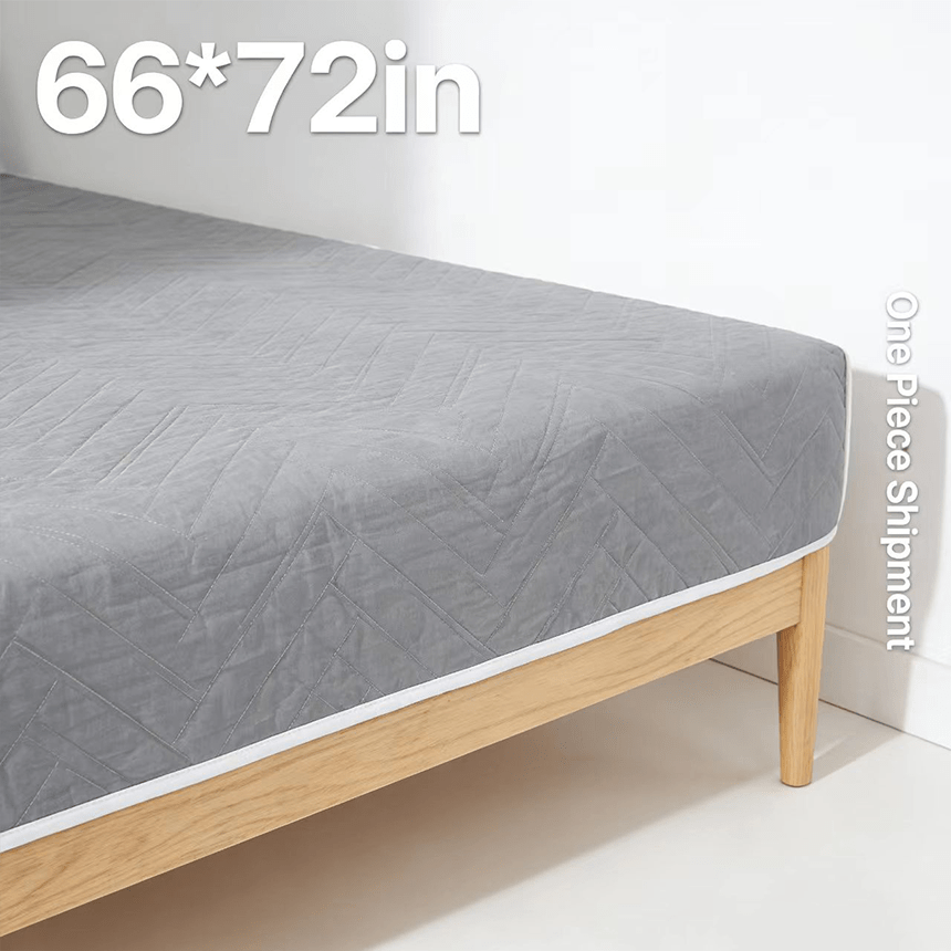 Extra-Large Washable Leak-Proof Mattress Protector, Designed for Seniors, Extra-Large Size, Suitable for Urinary Incontinence And Bedwetting - Soft Polyester Material, Mesh Design, Breathable And Moisture-Proof, Fits All Mattress Sizes