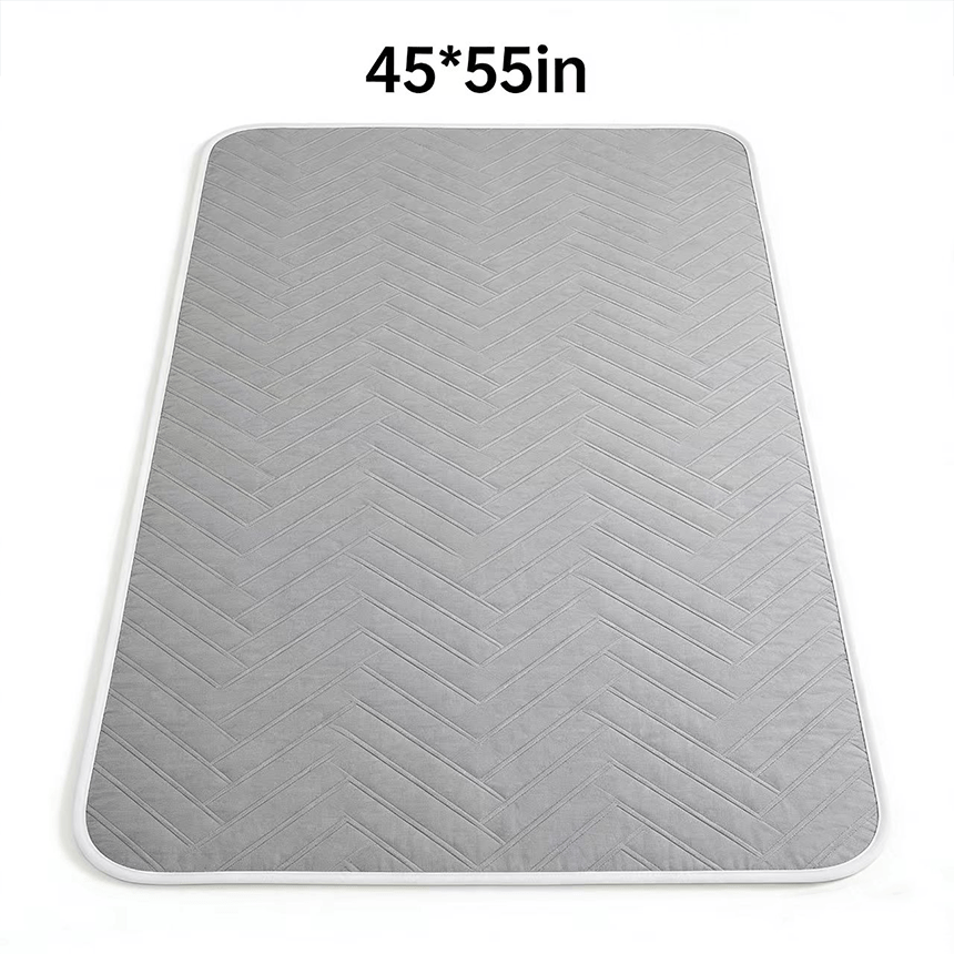 Extra-Large Washable Leak-Proof Mattress Protector, Designed for Seniors, Extra-Large Size, Suitable for Urinary Incontinence And Bedwetting - Soft Polyester Material, Mesh Design, Breathable And Moisture-Proof, Fits All Mattress Sizes