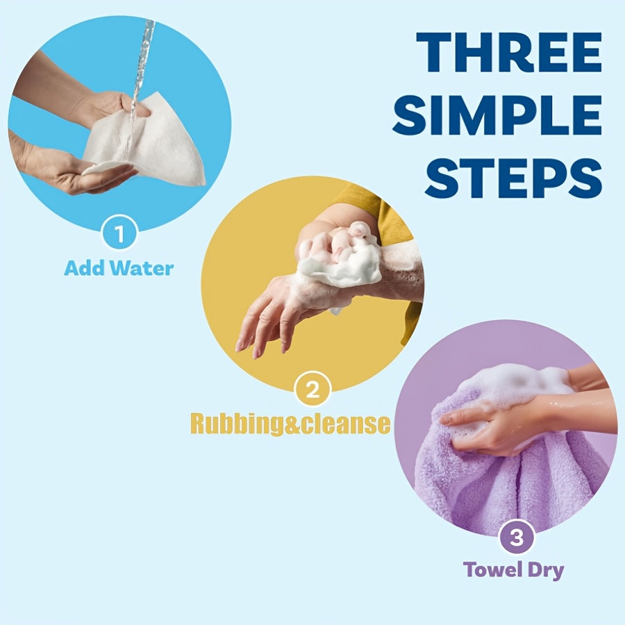 50/125pcs Disposable Bath Wipes That Clean The Body Quickly Without The Need for Rinsing Or Showering. Ideal for Travel, Outdoor Activities, Camping, Swimming, Fitness, And Outdoor Work. A Convenient Bathing Tool Measuring 11.81*11.81inch.