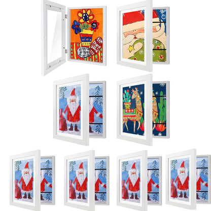 1/ 2/ 4/ 8 Pack Kids Artwork Frames Changeable, 8.5x11in Kids Art Frames Front Opening, Children Art Projects Kids Art Frames Picture Frames For Kids Drawing, Crafts, Photos, Holds 130pcs, Kids Christmas Gifts, Stocking Stuffers