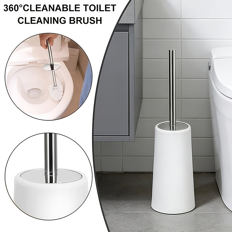 7pcs Luxury Bathroom Accessory Set - Premium Quality, Modern Style - Complete With Trash Can, Toilet Brush, Lotion Dispenser, Soap Dish, Mouthwash Cup & Toothbrush Holder - Space-Saving, Easy To Clean, Ideal For Bathroom Decor And Housewarming Gifts
