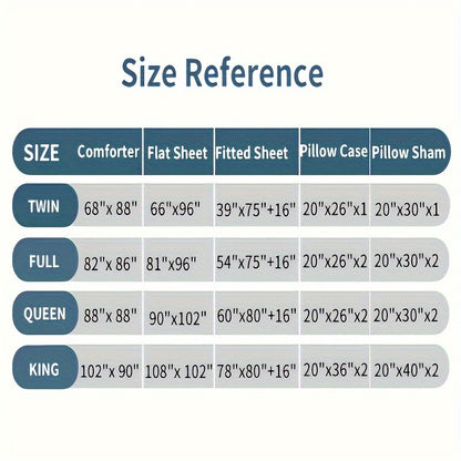 7pcs Comforter Set-Luxury Soft Fluffy Bedding With 1 Comforter, 1 Fitted Sheet, 1 Flat Sheet, And 4 Pillowcases & Pillow Cover-All Season Quilte Set Queen, Hypoallergenic, Breathable, Easy Care, Valentine'S Day Bed In A Bag, Gifts For Her