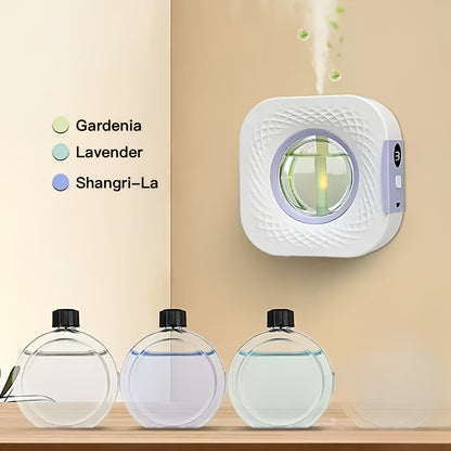 New Aroma Diffuser Spray Set with Automatic Timer, Air Humidifier, And Freshener. Long-Lasting Fragrance for Rooms, Bathrooms, And Cars, Plus Odor Elimination for Toilets And Pet Rooms. Home-Use Automatic Aroma Diffuser And Car Spray Humidifier