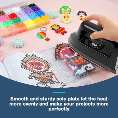 1pc Mini Craft Heat Press Mini Portable with Charging Base - 400W, Ideal for T-Shirts, Shoes, Bags And Vinyl Projects - Perfect for Travel And Home Use