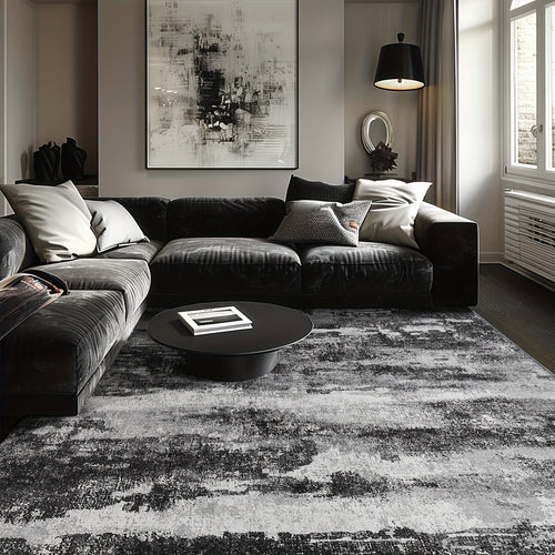 Area Rugs for Living Room Bedroom Machine Washable Modern Abstract Soft Large Rugs with Non Slip Backing, Floor Carpet for Dining Room