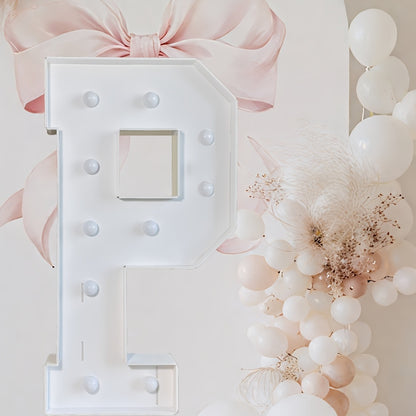 Warm White Lighted Letter Boards, 3FT GBC/MARRY ME//LOVE/HBD for Birthdays, Anniversaries & More Wall Pediments KT Board Marquee Letters Light