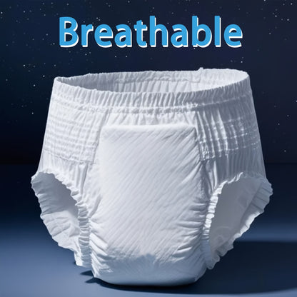 30pcs/19pcs Adult Diapers M-XXL, Discreet Adult Pull-On Underwear for Incontinence, 8-Hour Leak-Free Protection, Heavy-Duty Absorbent Briefs for Elderly, Unisex Disposable Bed Wetting Pants
