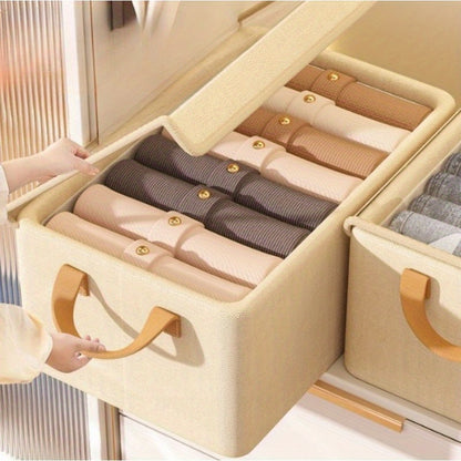 Storage Box Clothes Pants Storage Box Dormitory Wardrobe Folding And Organizing Storage Box Storage Basket, Under-Bed Storage
