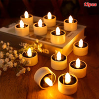 Upgraded White Candles - 12pcs