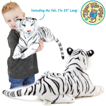 Saphed The White Tiger - 17 Inch Stuffed Animal Plush - By Viahart