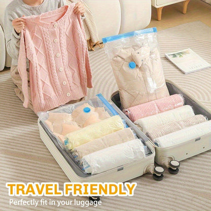 Vacuum Storage Bags 16 Pack with Electric Pump | Space Saver Compression Bags for Clothes Bedding Pillows Quilts Blankets | Travel Size Vacuum Seal Bags for Luggage Closet