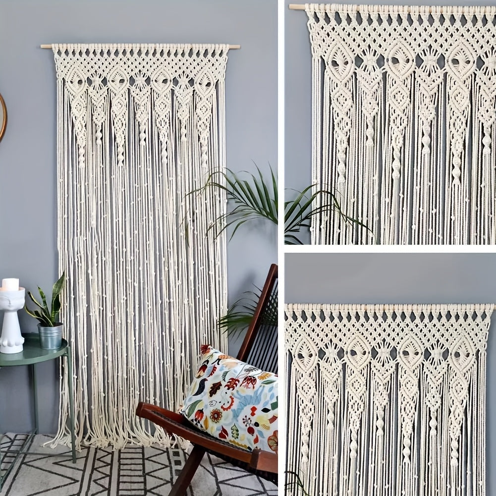 1pc Large Bohemian Tapestry Wall Hanging - Vertical Boho Wall Decor with Boho-Chic Patterns, Boho Bedspread Design Suitable for Weddings, Bedrooms, Living Room - Vertical Wall Hanging Decorations
