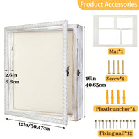 12x16 inch White