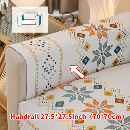 1pc of Bohemian-Style Sofa Mat Suitable for Any Season, Featuring a Easy And Modern Design, Pet-Friendly Materials, And Resistance to Slipping And Scratching, Serving As a Protective Cover for Home Decor
