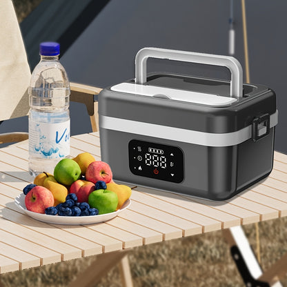 Wireless Insulated Lunch Box - Built-In 8000Mah Battery, 60W Heating Lunch Box 33.81oz Stainless Steel Portable Food Heater, Can Be Used As A Power Bank to Charge Mobile Phones, Suitable for Travel, Cars, Truck Drivers, Office Workers Lunch Box