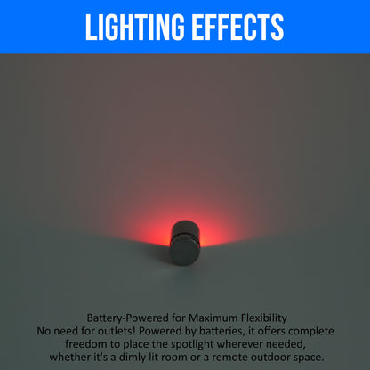 20 Pack Small Spotlight Battery Operated LED Lights Cordless Miniature Spot Light for Artwork, Paintings, Jewelry, Display Cases, Handicrafts, Models,Puzzles