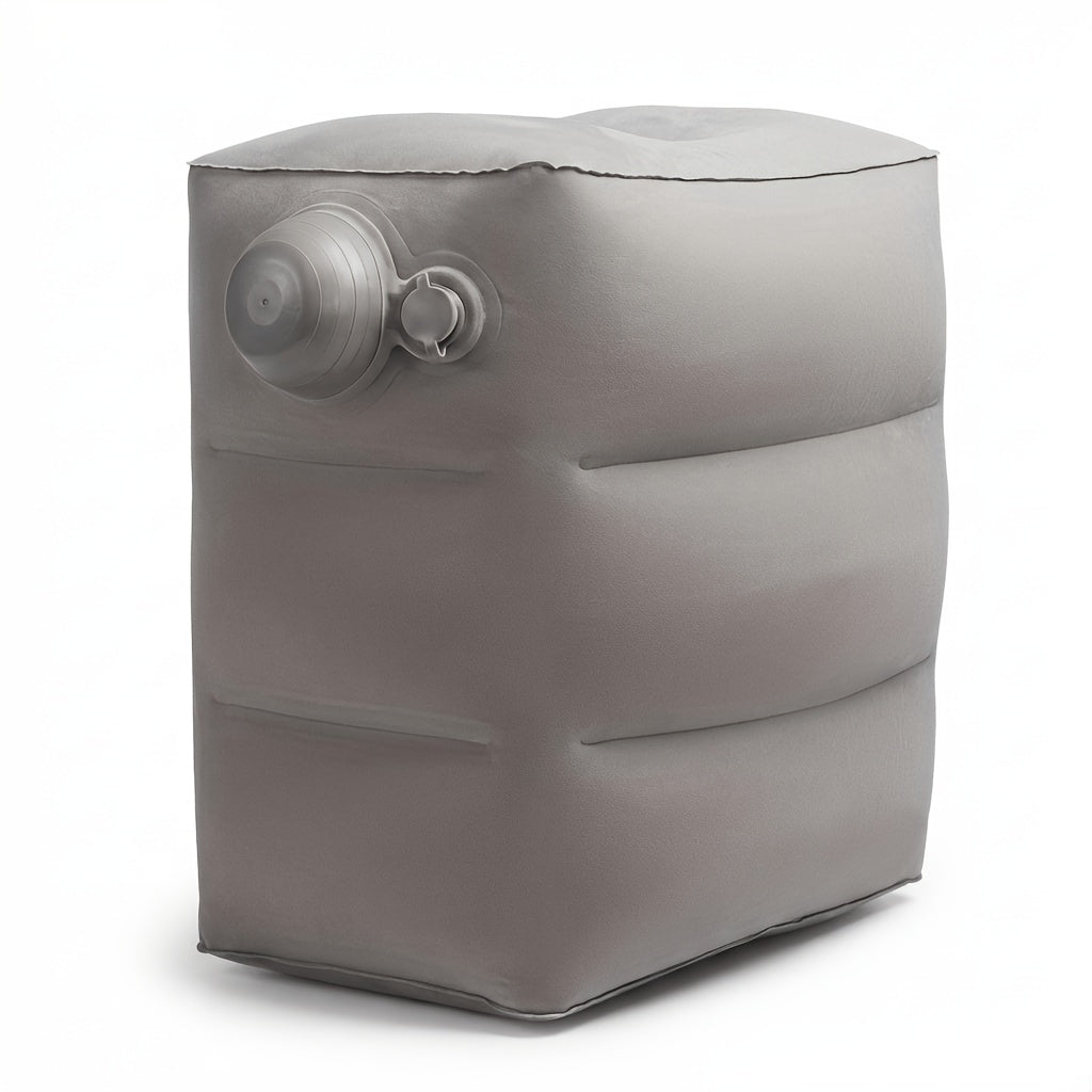 No Blowing Required, Press-to-inflate | Foldable for Easy Storage, Ergonomic Design, Wipeable with A Damp Towel | Thick And Durable Fabric | Suitable for Airplanes, Long-distance Buses, Sedentary Office Work, Outdoor Camping, And Other Occasions.