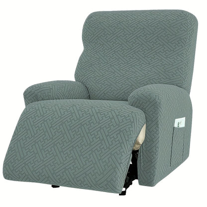 1SEAT 2026 NEW Recliner Slipcovers, Four Seasons Stretch Recliner Slipcover with Pocket, Removable, Washable, And Soft Recliner SlipChair Cover Suitable for Living Room Sofa Cover Home Decor, Easter Decorations for Home, St Patricks Day.