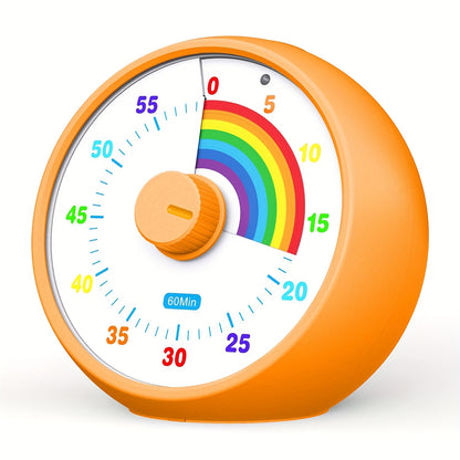 Visual Countdown Timer, 60-Minute Timer Suitable for Classrooms, Offices, Kitchens, And Desktops, Featuring Silent Operation for Effective Time Management