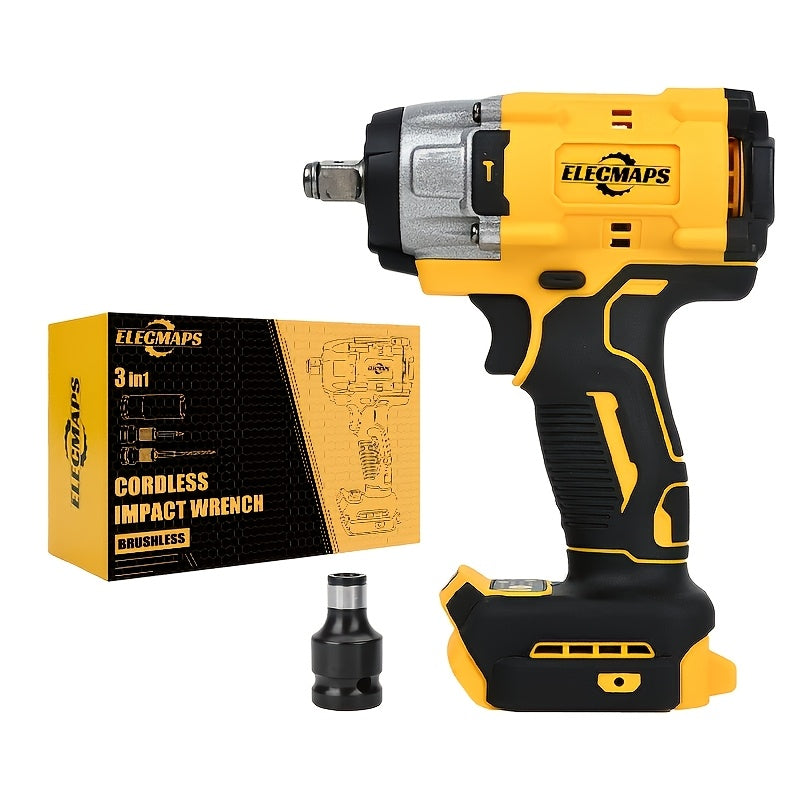 For Dewalt 20V Batteries, 1500 Nm Impact Wrench, Brushless Drills And Screwdrivers"Three-Power Compact Tool Set" Optional Chargers And Batteries. Suitable For And Industrial Use, And Provides Complete Home Repair And Construction Tool, Best Gift