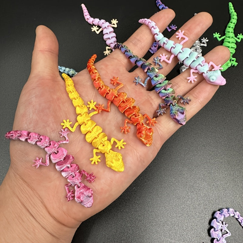 101 3D Printed Gecko Statues - Exquisite Home Decor, Desk Ornaments, Lucky Charms, Gifts for Mother'S Day And Father'S Day, Decorative Sculptures