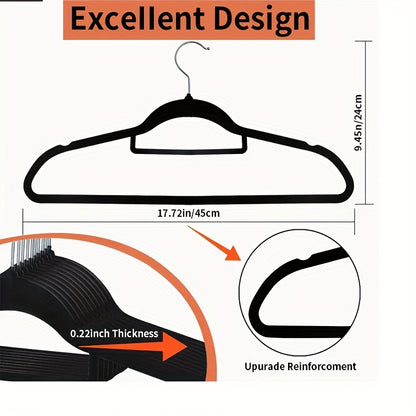 20/50 Pack Premium Velvet Hangers, Non-Slip, Deluxe Slimline Suit Hangers Space Optimized, Maximize Closet Space for Closet Space Saving Clothing & Closet Storage, for Winter Coats & Knitwear