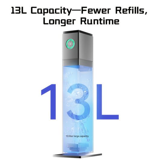 Cool Mist Humidifier 13L Large Capacity - Soundwave Technology, Smart Humidity Control, Top-Fill Design, Sleep Mode, Covers 1000 Sq Ft, for Home Large Room Bedroom Office Plants, 3.5 Gallon