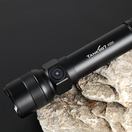 Mini LED Flashlight 18650 Rechargeable Battery | Adjustable Focus & Brightness Zoomable Compact Torch | Textured Grip for Camping Fishing Hiking Outdoor Adventures & Emergency