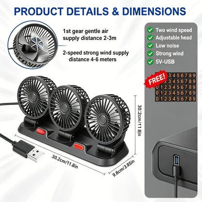 [Quiet Adjustable Fan] Powerful And Efficient Fan - Quiet Operation, Adjustable Speed, Ideal for Home And Office Use