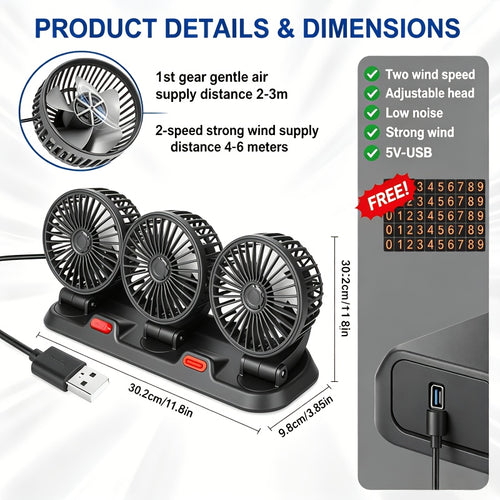 [Quiet Adjustable Fan] Powerful And Efficient Fan - Quiet Operation, Adjustable Speed, Ideal for Home And Office Use
