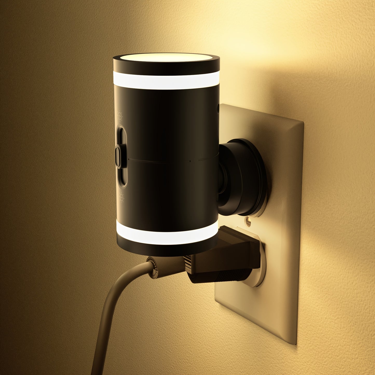 LED Night Light Plug In with Dusk to Dawn Sensor - 5-120LM Adjustable Brightness 3 Color Temperatures, Modern Night Lights for Hallway Bedroom Staircase Bathroom Toddler Room, 2 or 4 Pack