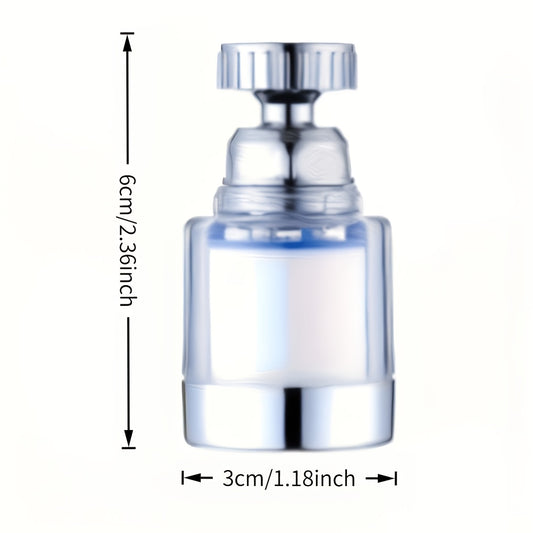 Faucet Aerator 360° Rotating Sink Filter – Universal Pressurized Spray Head for Kitchen & Bathroom, Adjustable Water Flow, Easy Install, Transparent Filter, Multi-Pack Options
