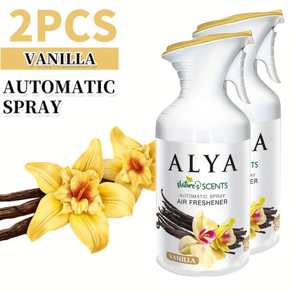 2/5pcs (8.45oz Each) Fragrances Aromatherapy Air Freshener Spray, 6 Scents - Lavender, Cool Linen, Magnolia, Mixed Berries, Ocean And Vanilla, Multi-Purpose Odor-Fighting Room Spray, Ideal for Car, Office, Home, Bathroom, Fabric, Closet Fresh Scent