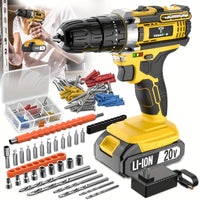 1*20V 2.0Ah Impact Drill Set