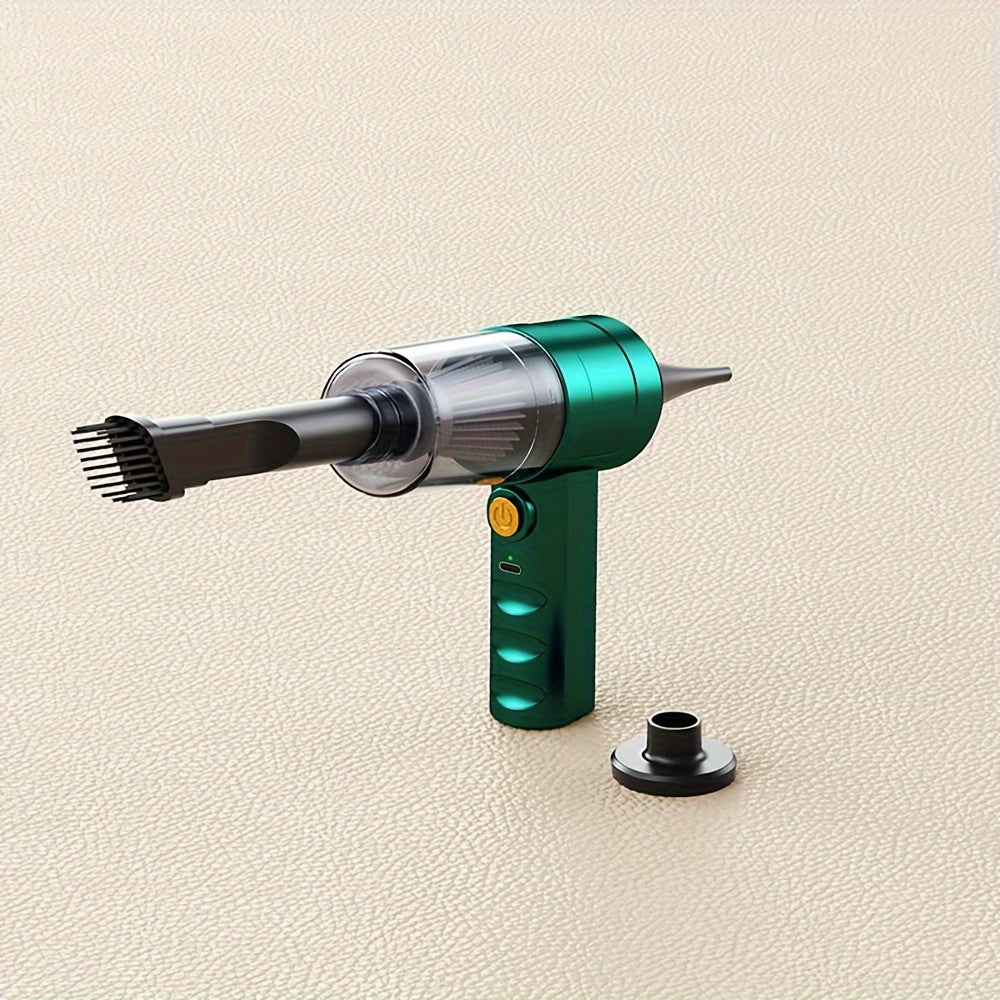 Mini Handheld Vacuum Cordless, Car Vacuum Cleaner Portable Rechargeable 4In 1 Dust Buster & Air Blower & Hand Pump, Hand Vacuum for Keyboard, Inflate/Deflate
