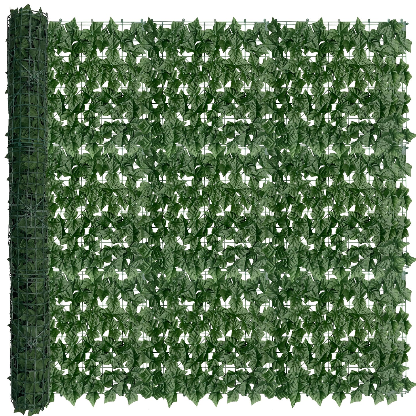 Artificial Ivy Privacy Fence Screen – UV-Resistant Faux Ivy Hedge Panel for Outdoor Patio, Garden, Balcony & Fence Cover | Realistic Greenery Wall Decor | Multiple Sizes Available