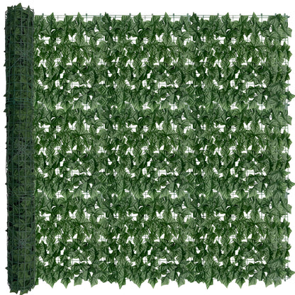 Artificial Ivy Privacy Fence Screen – UV-Resistant Faux Ivy Hedge Panel for Outdoor Patio, Garden, Balcony & Fence Cover | Realistic Greenery Wall Decor | Multiple Sizes Available