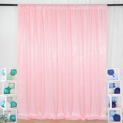 Sequin Backdrop Curtain for Party Wedding - 4x8ft Shimmering Glitter Curtain for Birthday Photo Booth Stage Decoration, Easy Hang, Multi-Color