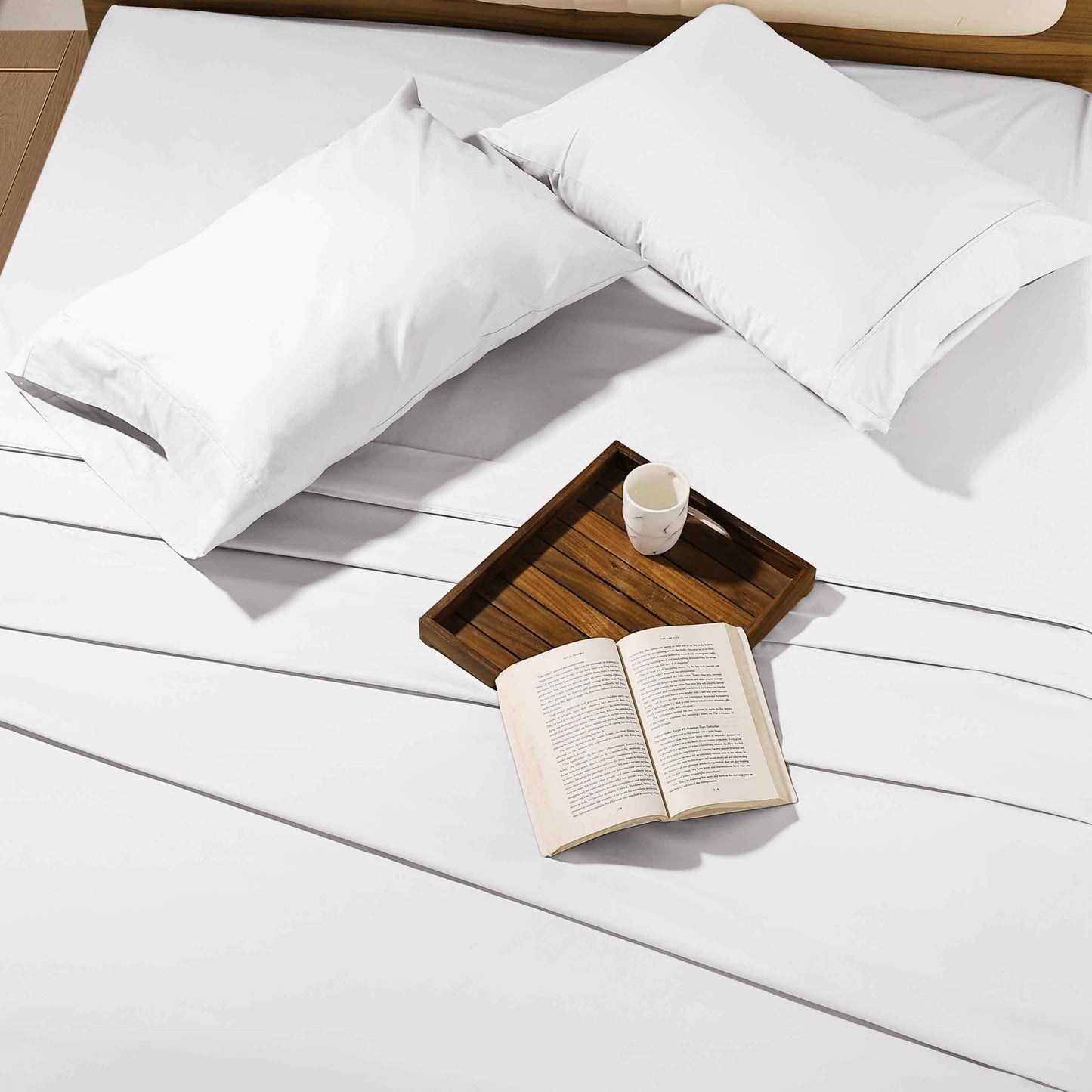 1000 Thread Count Pure Egyptian Cotton Sheet Set - Elasticized Deep Pocket All Around, Incredibly Soft and 16 inch Pocket Depth