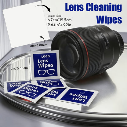500 Lens Wipes - Pre-Moistened Eyeglass Cleaning Wipes - Individually Wrapped, Scratch-Free & Streak-Free Lens Cleaner. Ideal for Sunglasses, Camera Lenses, All Types of Glasses And Mobile Phone Screens
