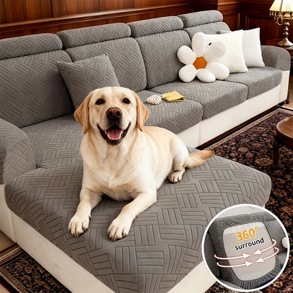 1pc Elastic Four Seasons Universal Sofa Cover, Armrest Cover, Stretch Sofa SlipcoversPet Friendly, Style, Non-slip, Suitable for Living Room Sofa, Home Decoration Protective Cover Can Be Machine Washable Local Warehouse Send Out Goods