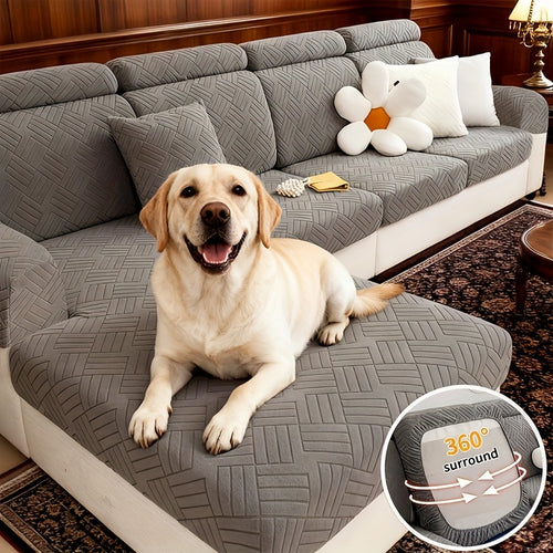1pc Elastic Four Seasons Universal Sofa Cover, Armrest Cover, Stretch Sofa SlipcoversPet Friendly, Style, Non-slip, Suitable for Living Room Sofa, Home Decoration Protective Cover Can Be Machine Washable Local Warehouse Send Out Goods