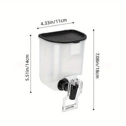 2 Durable Wall-Mounted Mouthwash Dispenser, 21 Oz Plastic Container, No Electricity Required, Bathroom Organization And Storage Additions