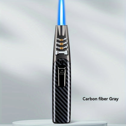 (Excluding Butane Gas) Outdoor Windproof Lighter - Adjustable High-Temperature Flame. with Safety Lock. Suitable for Kitchen, Baking, Caramel Pudding, Welding, Modern Lighter, Sturdy Design, Baking Tools, Reliable Ignition, Home Chef