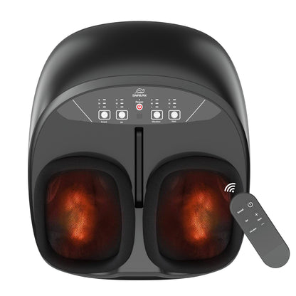 Snailax Shiatsu Foot Massager with Heat, Deep Kneading, Compression, Vibration, Christmas Gifts For Dad and Mom