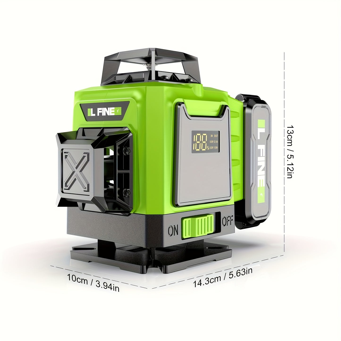 4D Laser Level 2026 Model, 16-Line Laser Level with Extremely High Construction Accuracy, Ultra-Fast Battery Charging, Helps You Quickly and Accurately Position, Level, and Align During Renovation, A Household Tool
